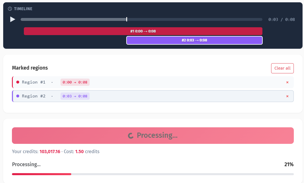 Frame-by-Frame Processing