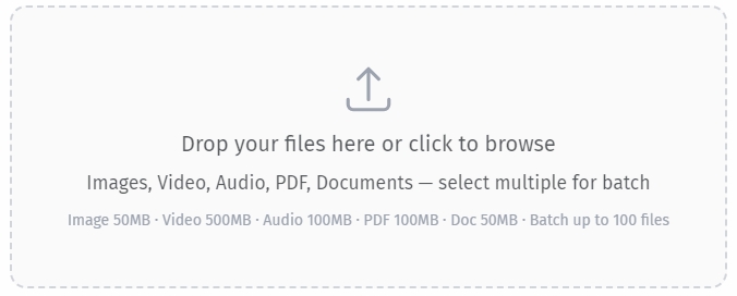 Works on Any File Type